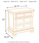 Millennium by Ashley Porter Queen Panel Bed, Dresser, Mirror and Nightstand