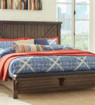 Signature Design by Ashley Lakeleigh Queen Panel Bed with Upholstered Bench-Br