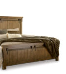 Lakeleigh Queen Panel Bed, Dresser, Mirror, and Nightstand-Brown