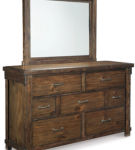 Signature Design by Ashley Lakeleigh Queen Panel Bed with Mirrored Dresser