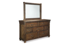 Signature Design by Ashley Lakeleigh Queen Panel Bed with Mirrored Dresser