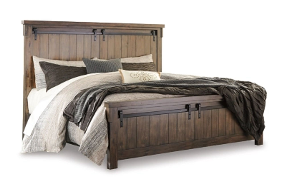 Signature Design by Ashley Lakeleigh Queen Panel Bed with Mirrored Dresser
