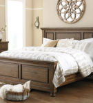 Signature Design by Ashley Flynnter California King Panel Bed-Medium Brown