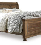 Signature Design by Ashley Flynnter Queen Sleigh Bed-Medium Brown