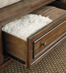 Signature Design by Ashley Flynnter King Sleigh Bed with 2 Storage Drawers