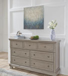 Signature Design by Ashley Lettner Queen Panel Bed, Dresser, and Nightstand-Li