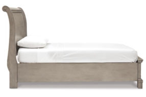 Signature Design by Ashley Lettner Twin Sleigh Bed-Light Gray