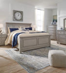 Signature Design by Ashley Lettner Queen Panel Bed-Light Gray