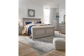 Signature Design by Ashley Lettner Queen Panel Bed-Light Gray