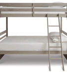 Signature Design by Ashley Lettner Twin over Full Bunk Bed with Mattresses-Lig