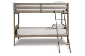 Signature Design by Ashley Lettner Twin over Twin Bunk Bed and 2 Mattresses