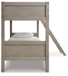 Signature Design by Ashley Lettner Twin over Twin Bunk Bed and 2 Mattresses