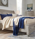 Lettner Queen Sleigh Bed with 2 Storage Drawers