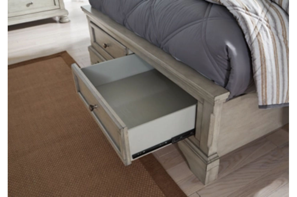 Signature Design by Ashley Lettner Full Sleigh Bed-Light Gray