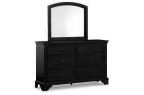 Signature Design by Ashley Chylanta Queen Sleigh Bed, Dresser and Mirror