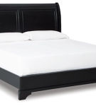 Signature Design by Ashley Chylanta King Sleigh Bed-Black