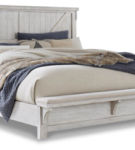 Signature Design by Ashley Brashland King Panel Bed-White