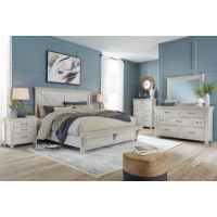 Signature Design by Ashley Brashland California King Panel Bed-White