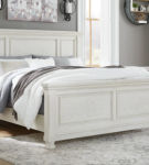 Signature Design by Ashley Robbinsdale Queen Panel Bed-Antique White