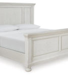 Signature Design by Ashley Robbinsdale King Panel Bed-Antique White