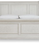 Signature Design by Ashley Robbinsdale Queen Sleigh Bed-Antique White