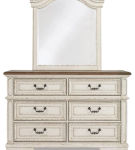 Signature Design by Ashley Realyn Full Panel Bed, Dresser, Mirror and Nightsta