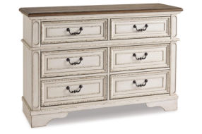 Signature Design by Ashley Realyn Full Panel Bed, Dresser and Nightstand-Chipp