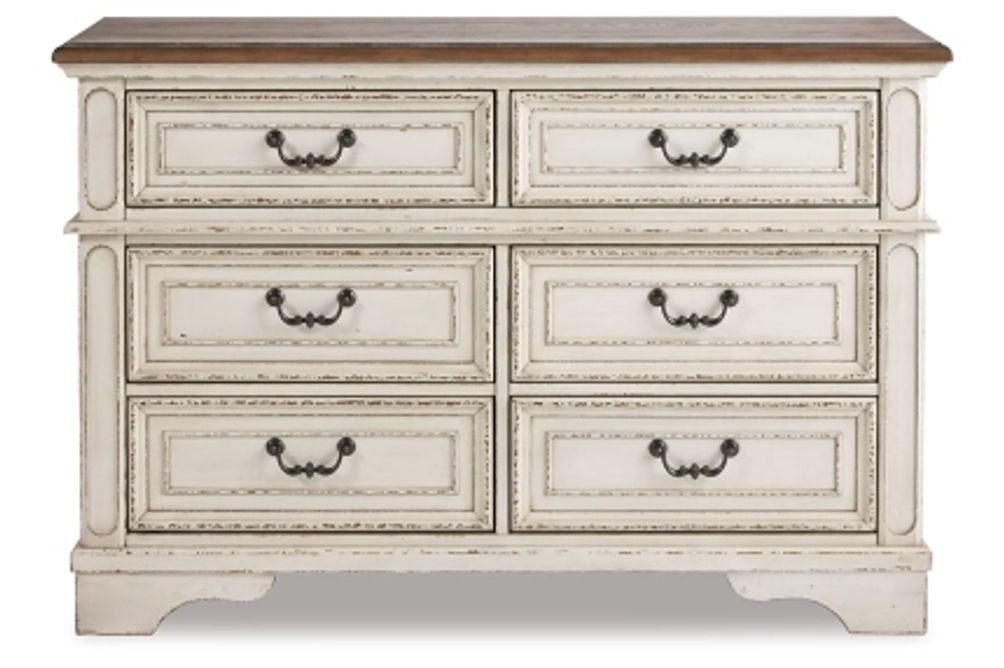 Signature Design by Ashley Realyn Full Panel Bed, Dresser and Nightstand-Chipp