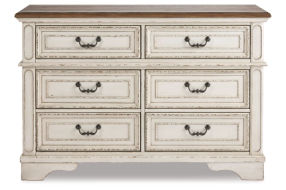 Signature Design by Ashley Realyn Full Panel Bed, Dresser and Nightstand-Chipp