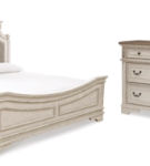 Signature Design by Ashley Realyn King Upholstered Panel Bed and Dresser-Two-t