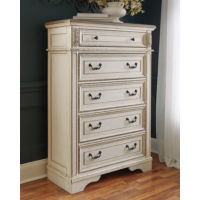 Signature Design by Ashley Realyn Full Panel Bed and Chest-Two-tone