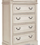 Signature Design by Ashley Realyn Full Panel Bed and Chest-Two-tone