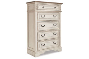 Signature Design by Ashley Realyn Full Panel Bed and Chest-Two-tone