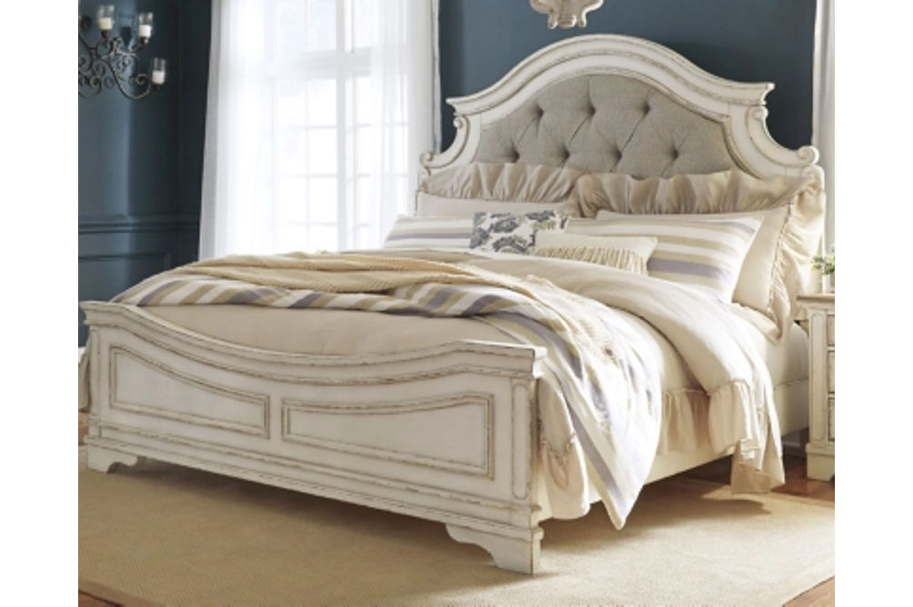 Signature Design by Ashley Realyn California King Upholstered Panel Bed