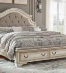 Signature Design by Ashley Realyn Queen Upholstered Bed-Two-tone