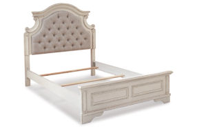 Signature Design by Ashley Realyn Full Panel Bed and Chest-Two-tone