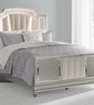 Signature Design by Ashley Chevanna Queen Upholstered Panel Bed-Platinum