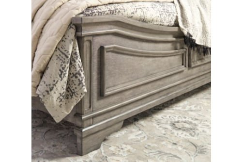 Signature Design by Ashley Lodenbay King Panel Bed-Antique Gray