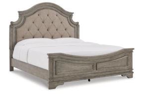 Signature Design by Ashley Lodenbay King Panel Bed-Antique Gray