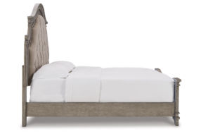 Signature Design by Ashley Lodenbay King Panel Bed-Antique Gray