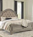 Signature Design by Ashley Lodenbay King Panel Bed-Antique Gray