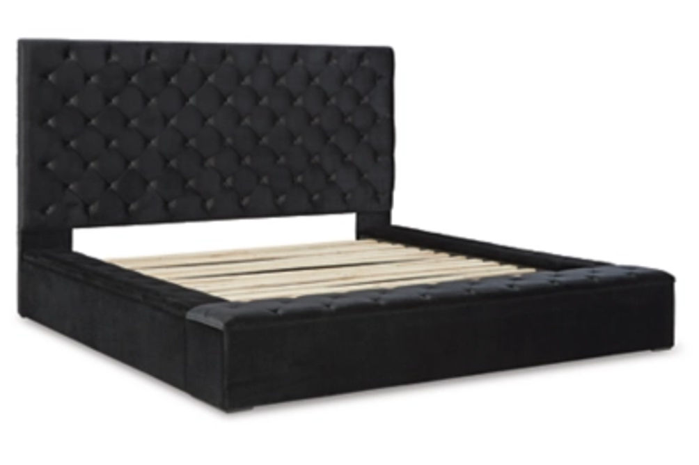 Signature Design by Ashley Lindenfield California King Upholstered Storage Bed