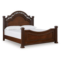 Signature Design by Ashley Lavinton Queen Poster Bed-Brown