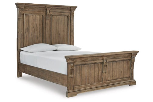 Signature Design by Ashley Markenburg Queen Panel Bed with Mirrored Dresser