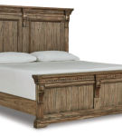 Signature Design by Ashley Markenburg King Panel Bed-Brown