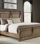 Signature Design by Ashley Markenburg King Panel Bed-Brown