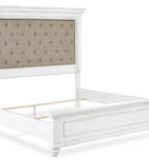 Benchcraft Kanwyn Queen Upholstered Panel Bed, Dresser, and Nightstand