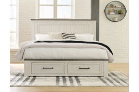 Benchcraft Brewgan Queen Panel Storage Bed-Two-tone