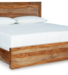 Signature Design by Ashley Dressonni King Panel Bed-Brown