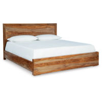 Signature Design by Ashley Dressonni California King Panel Bed-Brown